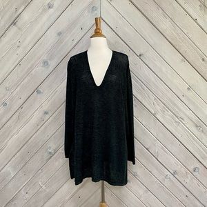 Eileen Fisher Linen Blend Loose Knit Sweater